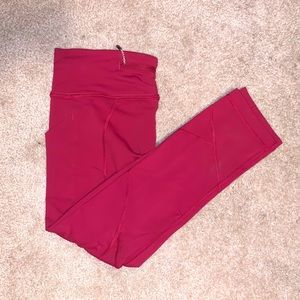 LULULEMON 19” high rise crop leggings